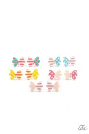 Kids' Starlet Shimmer Butterfly Post Earrings Set