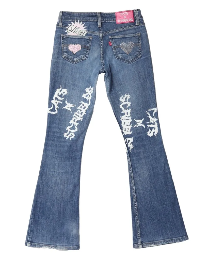 Kitty's Super-low Levi 518's