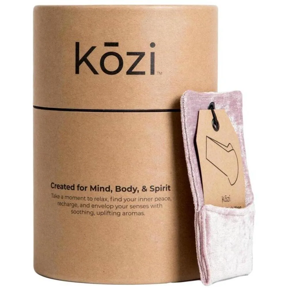 Kozi - D&eacute;collet&eacute; Neck Wrap / Material: Velour / Size: 28"L x 9"W / Color: Blush