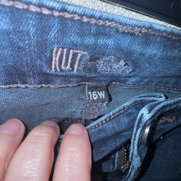 Kut from the Kloth Catherine Boyfriend Jeans 16W (I think these are Catherine)