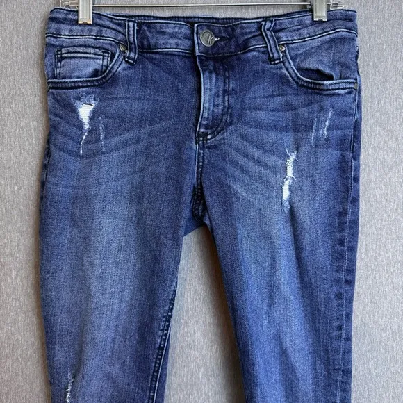 KUT From The Kloth~ Women’s Catherine Boyfriend Distressed Denim‎ Jeans Size 4P