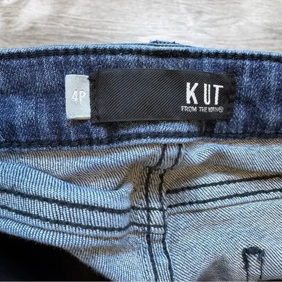 KUT From The Kloth~ Women’s Catherine Boyfriend Distressed Denim‎ Jeans Size 4P