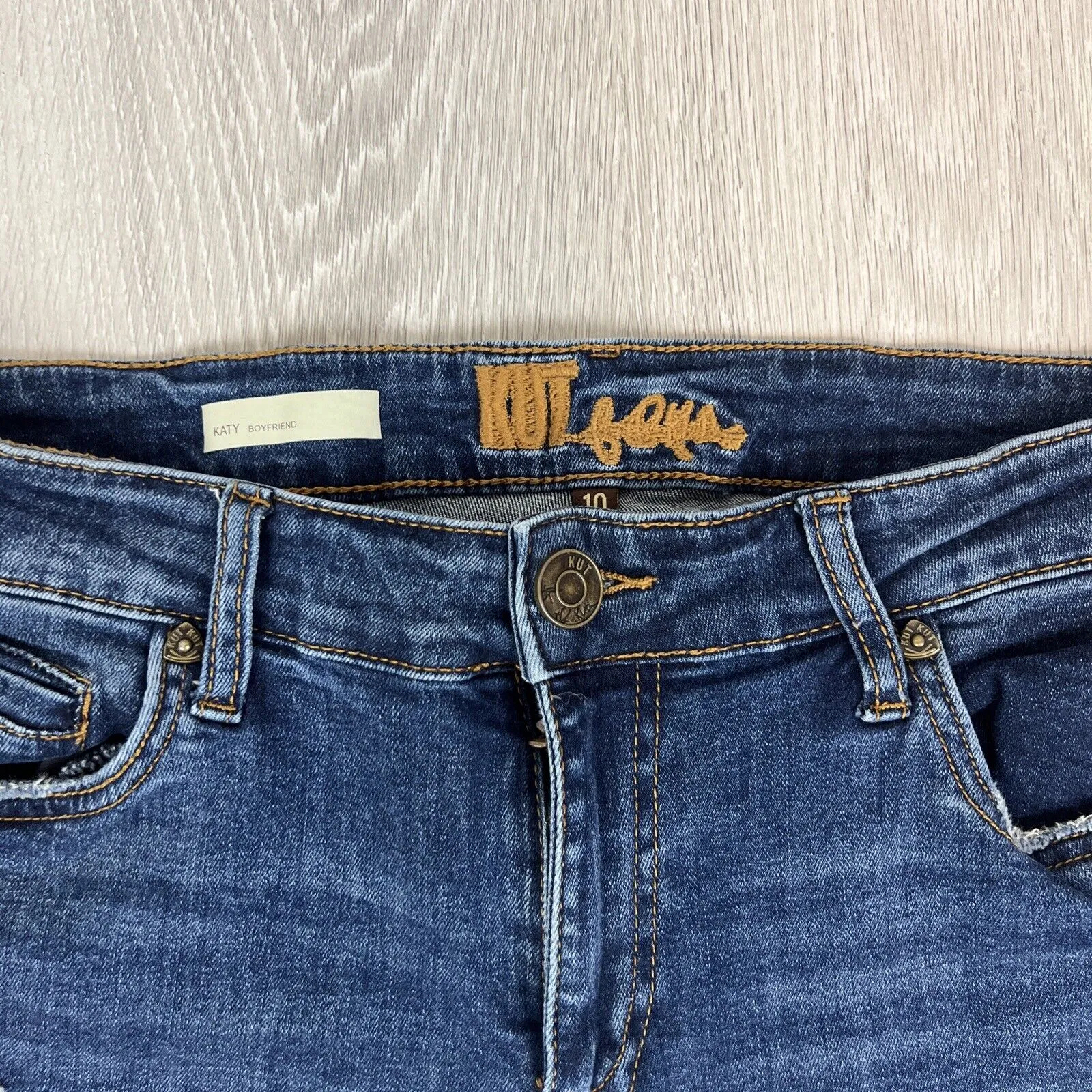 Kut From The Kloth Womens Katy Boyfriend Jeans Size 10