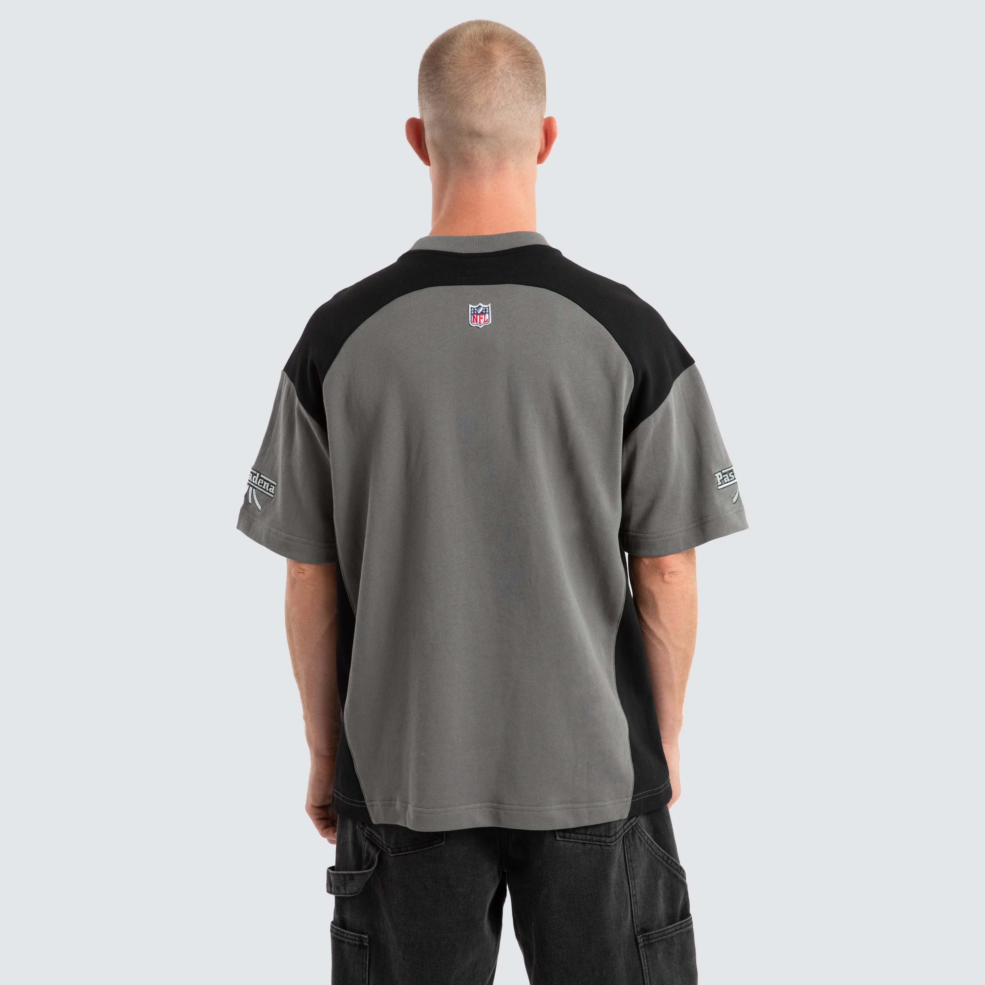 Las Vegas Raiders Catch Loopback Tee Silver/Black