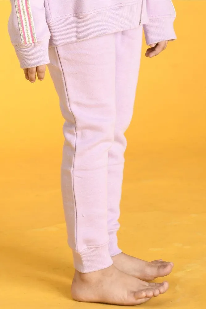 LAVENDER FLEECE JOGGER - PURPLE