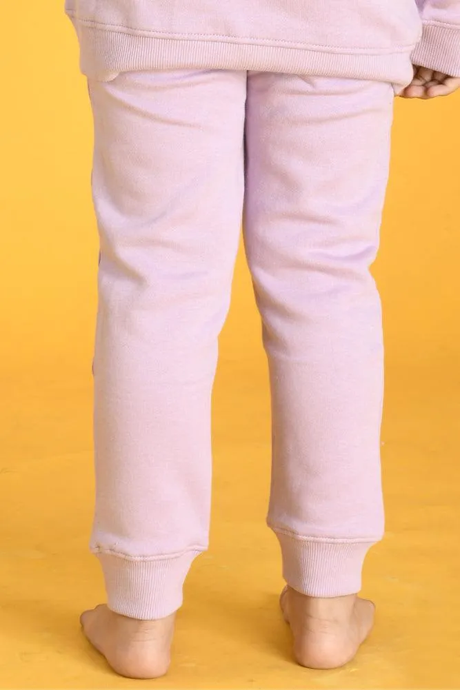 LAVENDER FLEECE JOGGER - PURPLE