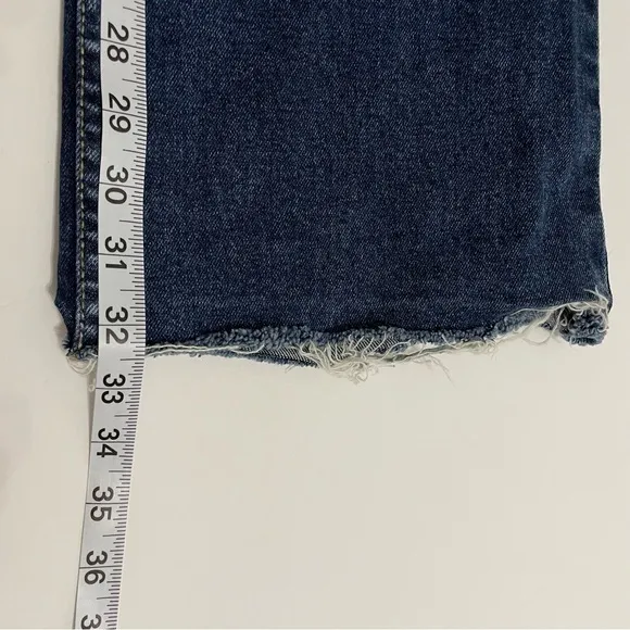Lawman Vintage Stud Embellished Waistband and Pocket Straight Leg Jeans Size 3/4
