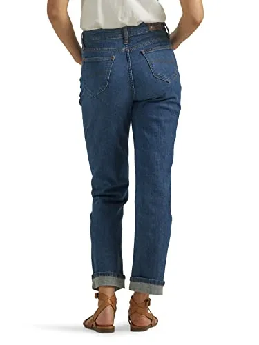 Lee Women's Mid Rise Boyfriend Jean, Inner Strength