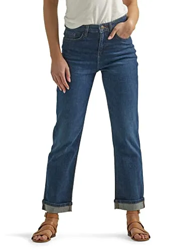 Lee Women's Mid Rise Boyfriend Jean, Inner Strength