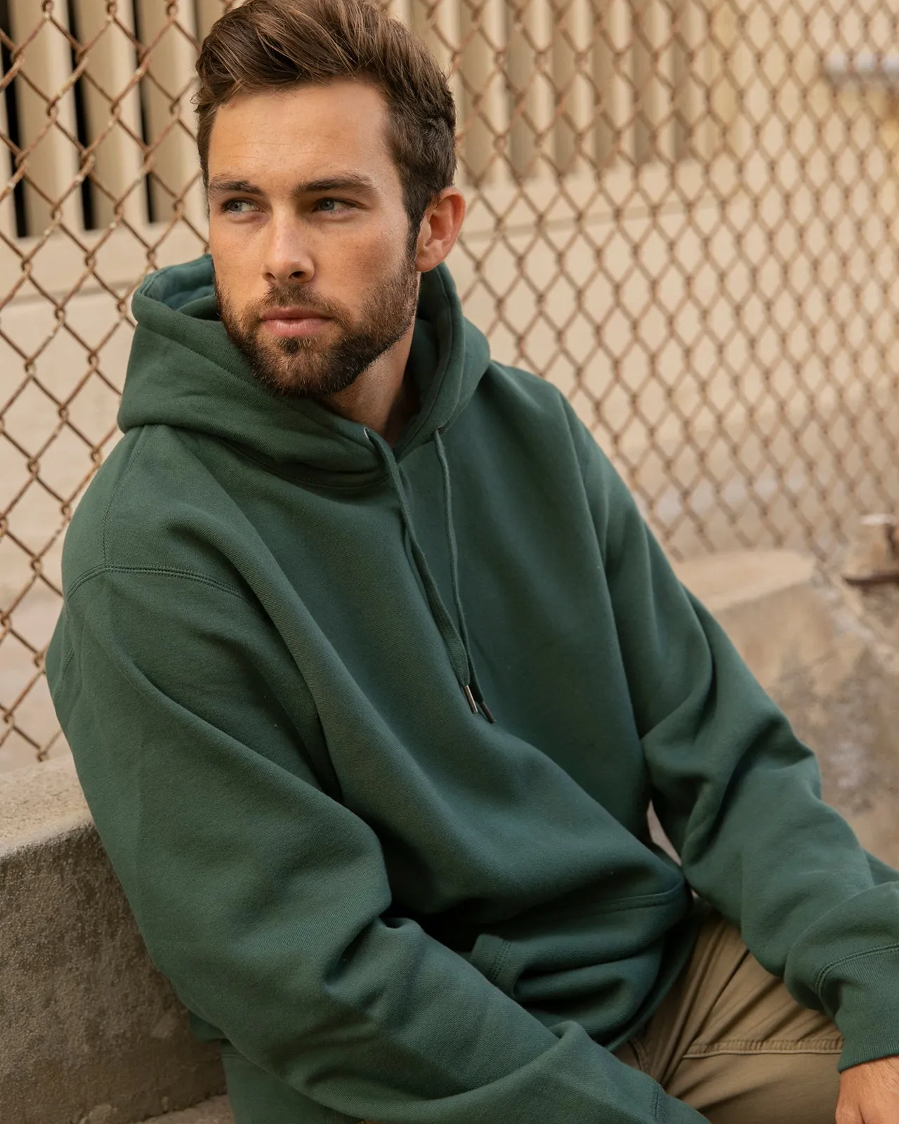 Legend - Men's Premium 450gm Heavyweight Cross-Grain Hoodie