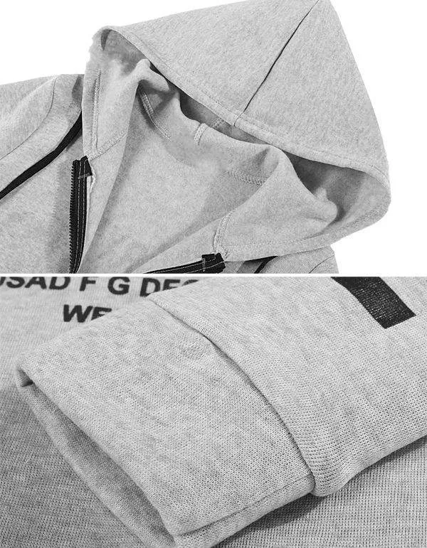 Letter Print Pullover Hoodie