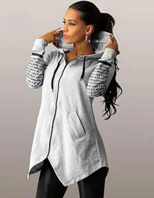 Letter Print Pullover Hoodie