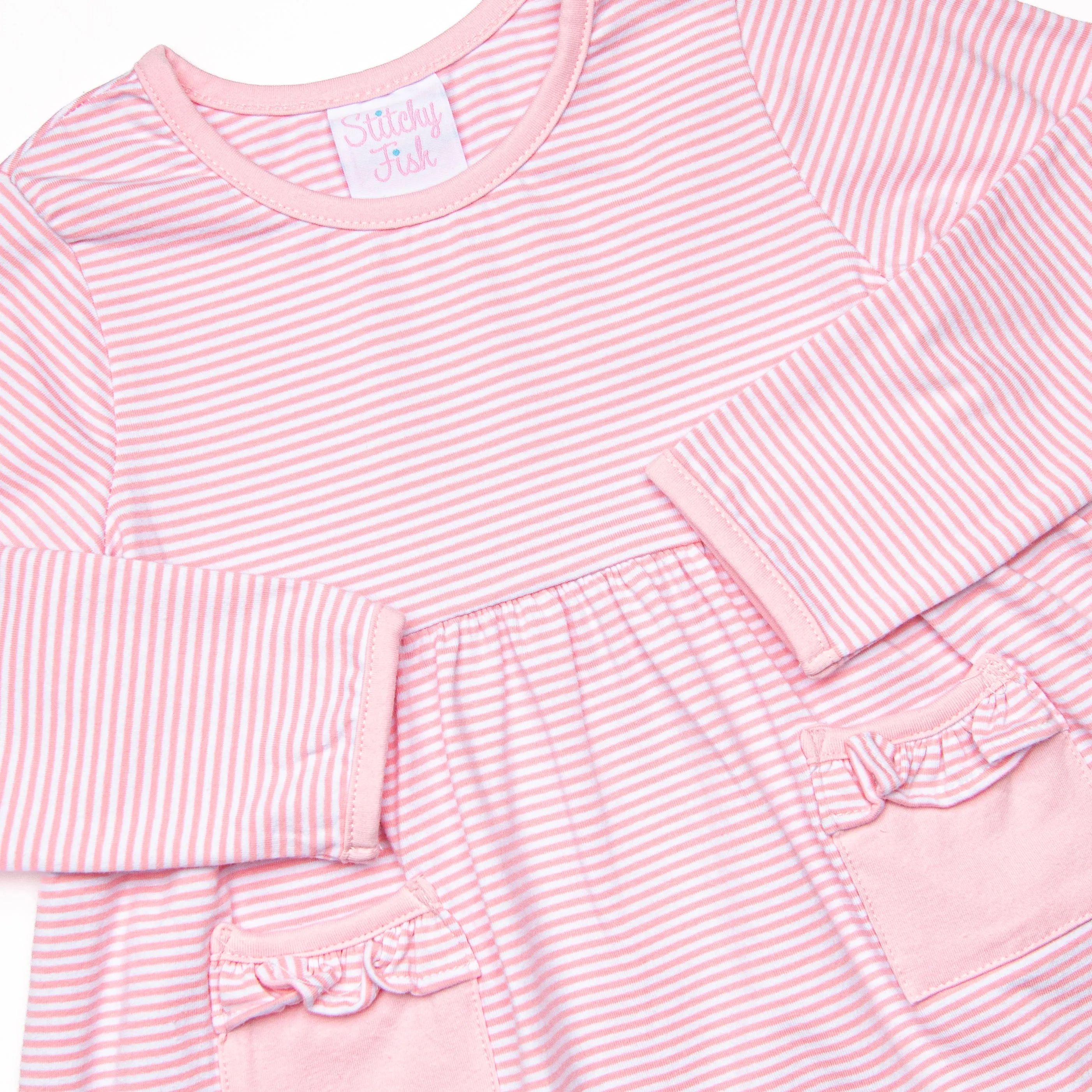 Lexie Legging Set, Pink Stripe