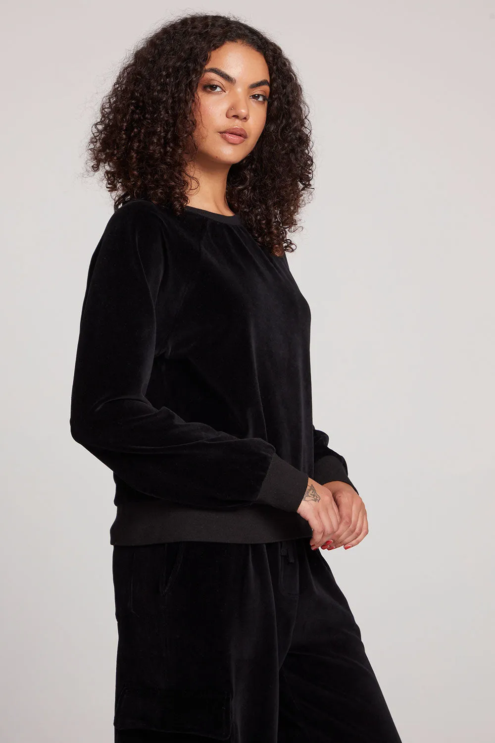 Licorice Pullover Raglan