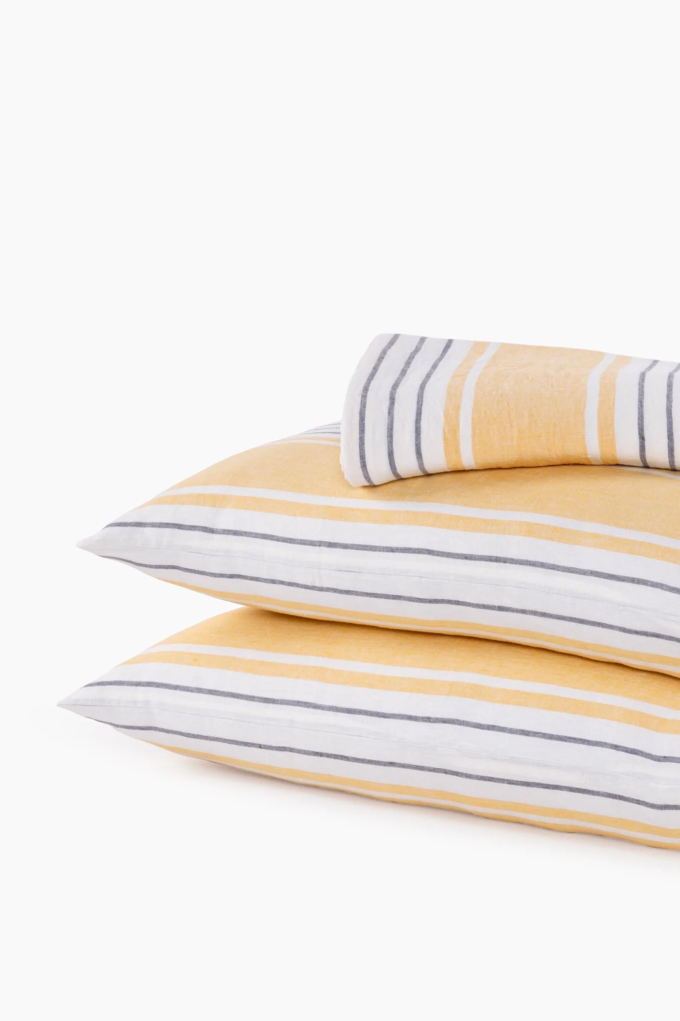 Linen Zen Bedsheet-Yellow