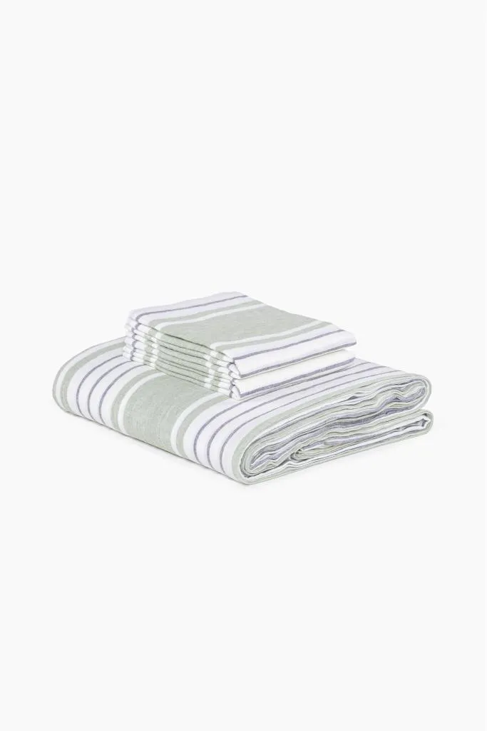 Linen Zen Bedsheet-Yellow