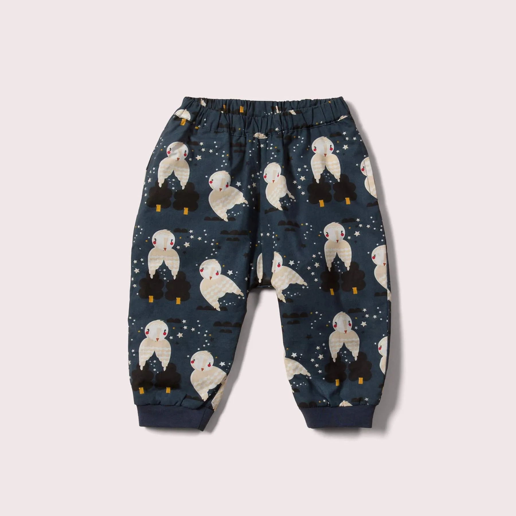 Little Green Radicals Winter Owls Cosy Jelly Bean Joggers