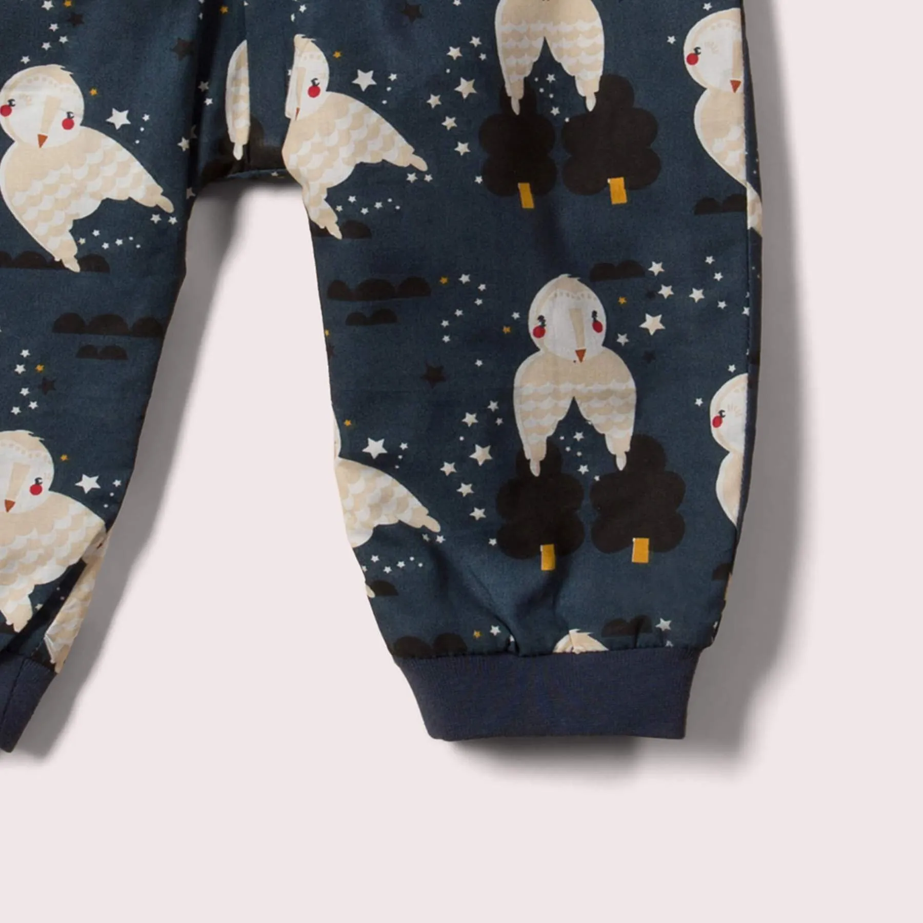 Little Green Radicals Winter Owls Cosy Jelly Bean Joggers