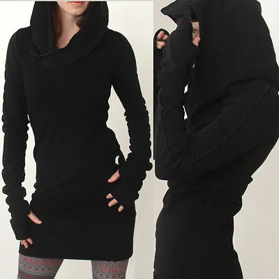 Long Sleeve Hoodie Dress