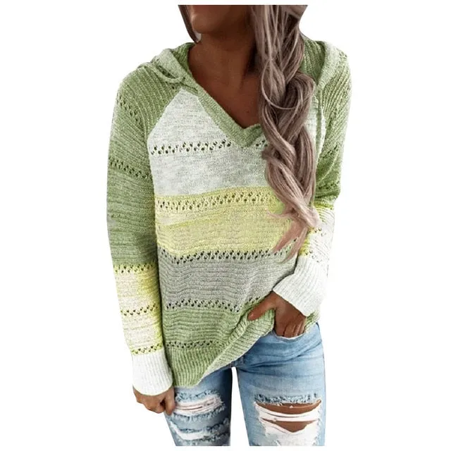 Long Sleeves Hooded Sweater