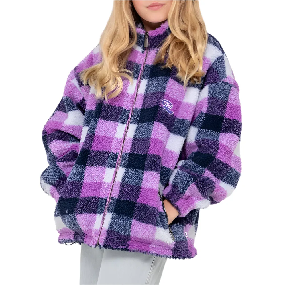 Low Tides Zip Through Sherpa Fleece - Kids