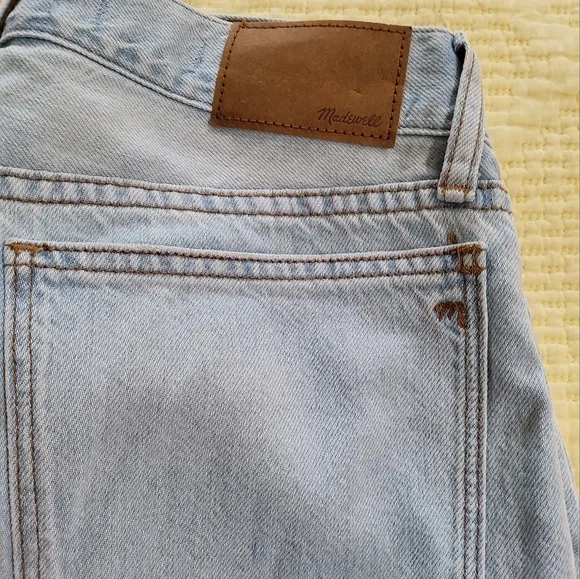 Madewell The Maternity Slouchy Boyfriend Distressed Jeans Size 27