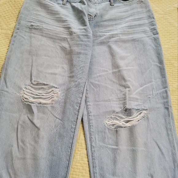 Madewell The Maternity Slouchy Boyfriend Distressed Jeans Size 27