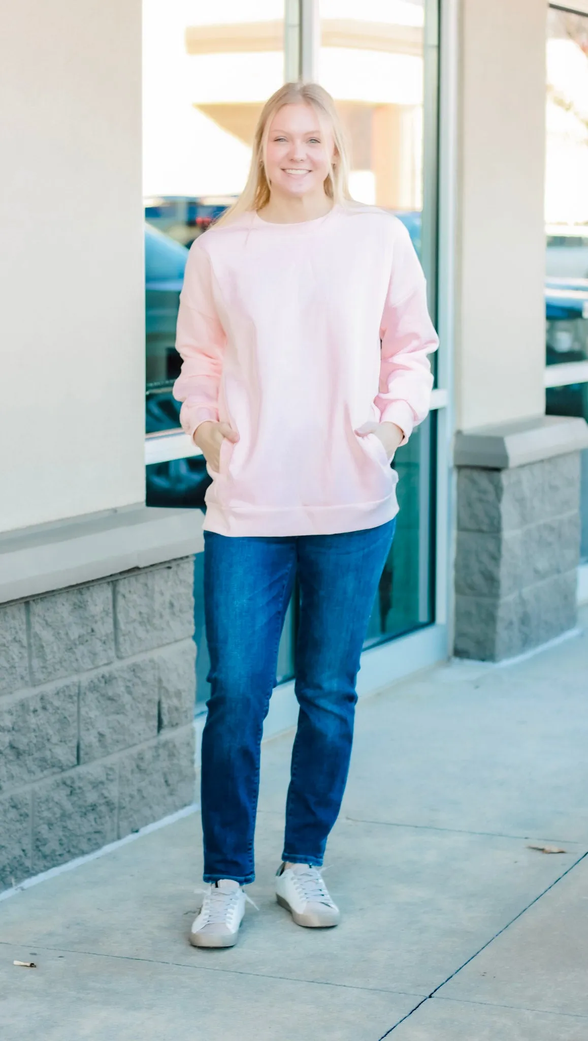 Make Me Blush Sweatshirt with Pockets