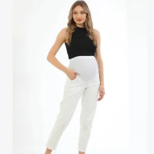 Maternity Boyfriend White