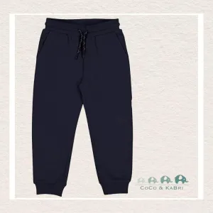 Mayoral: Boys Basic cuffed fleece trousers - Navy
