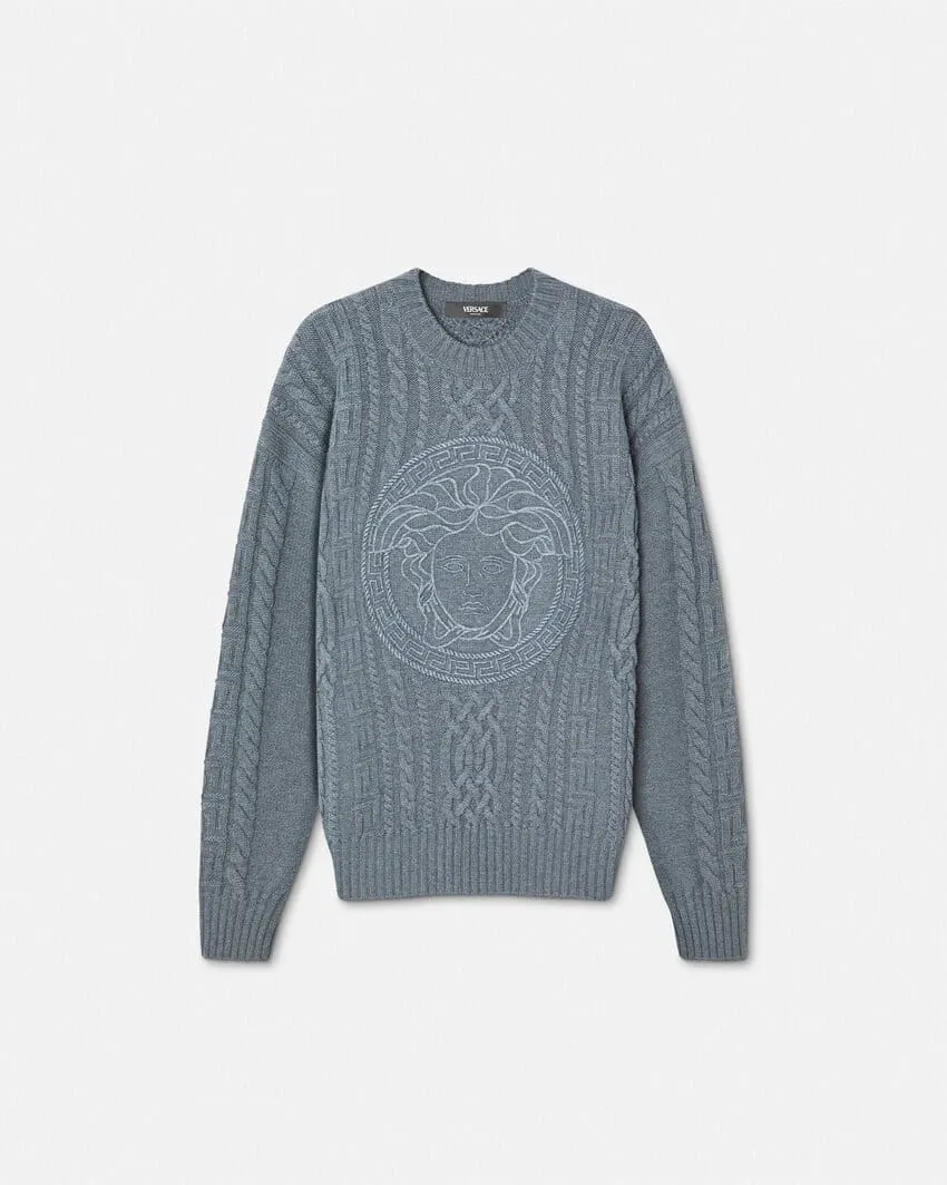 Medusa Cable-Knit Sweater