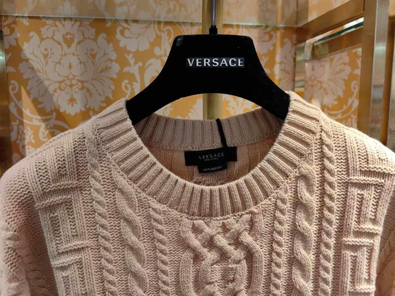 Medusa Cable-Knit Sweater