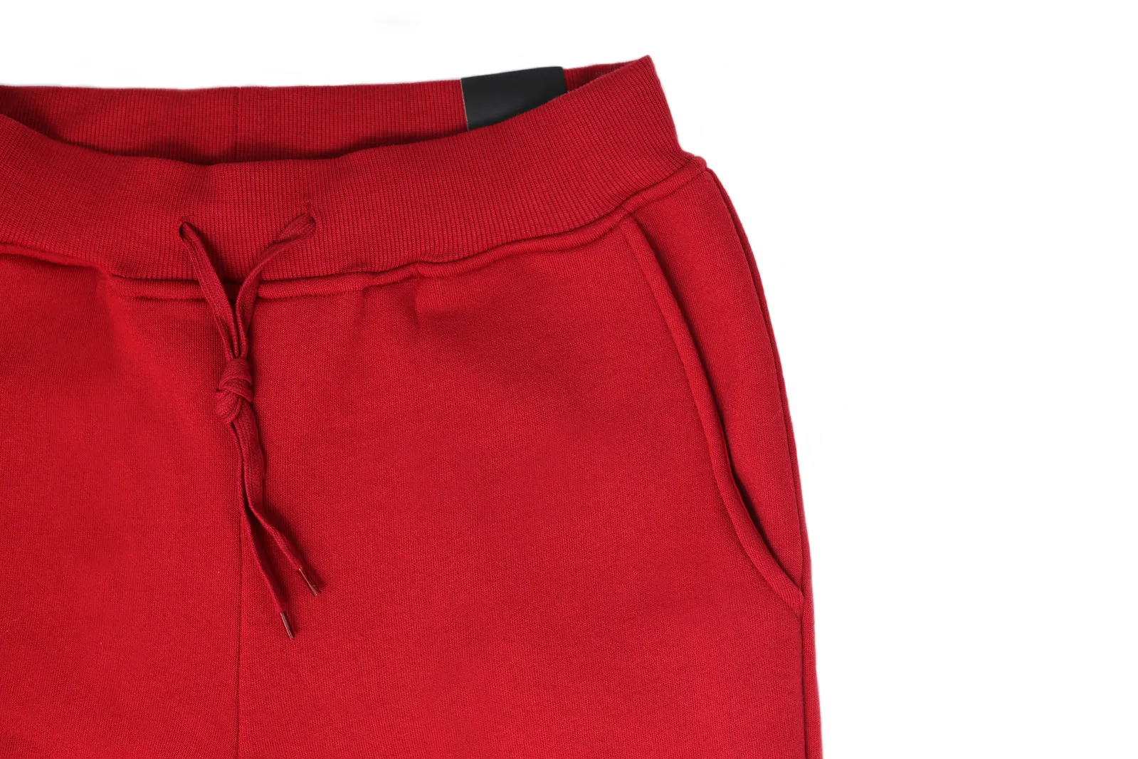 Mens Skinny Track Pants Joggers Trousers Gym Casual Sweat Cuffed Slim Trackies Fleece - red - 3XL
