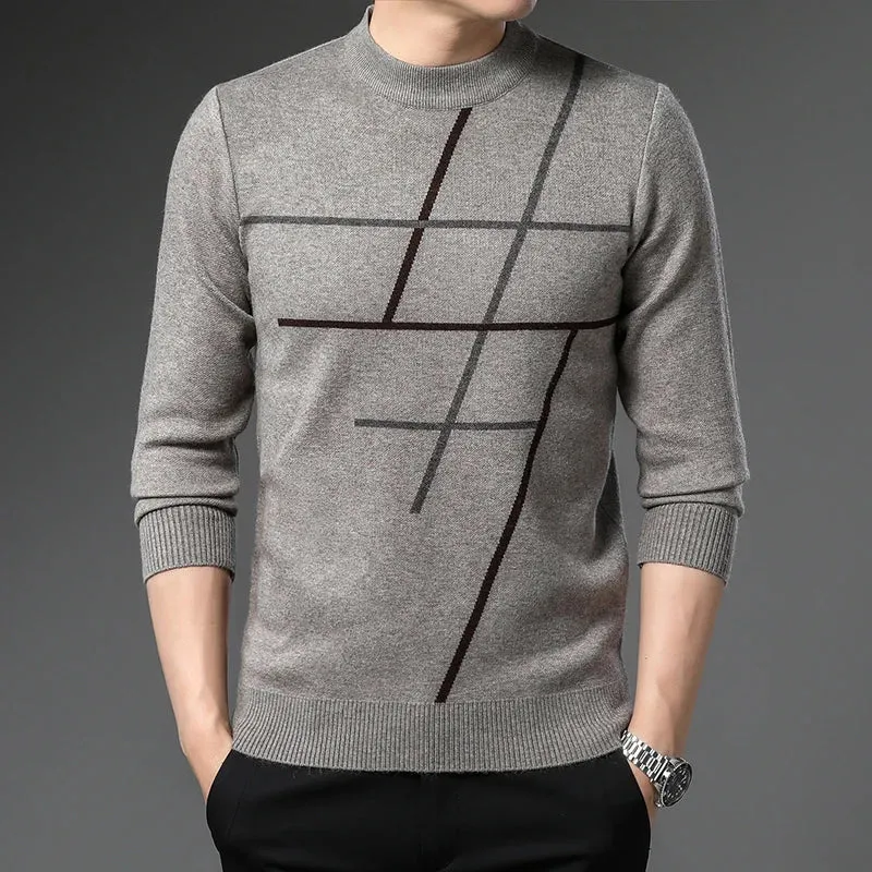 Men's Sweater Striped winter Sweaters