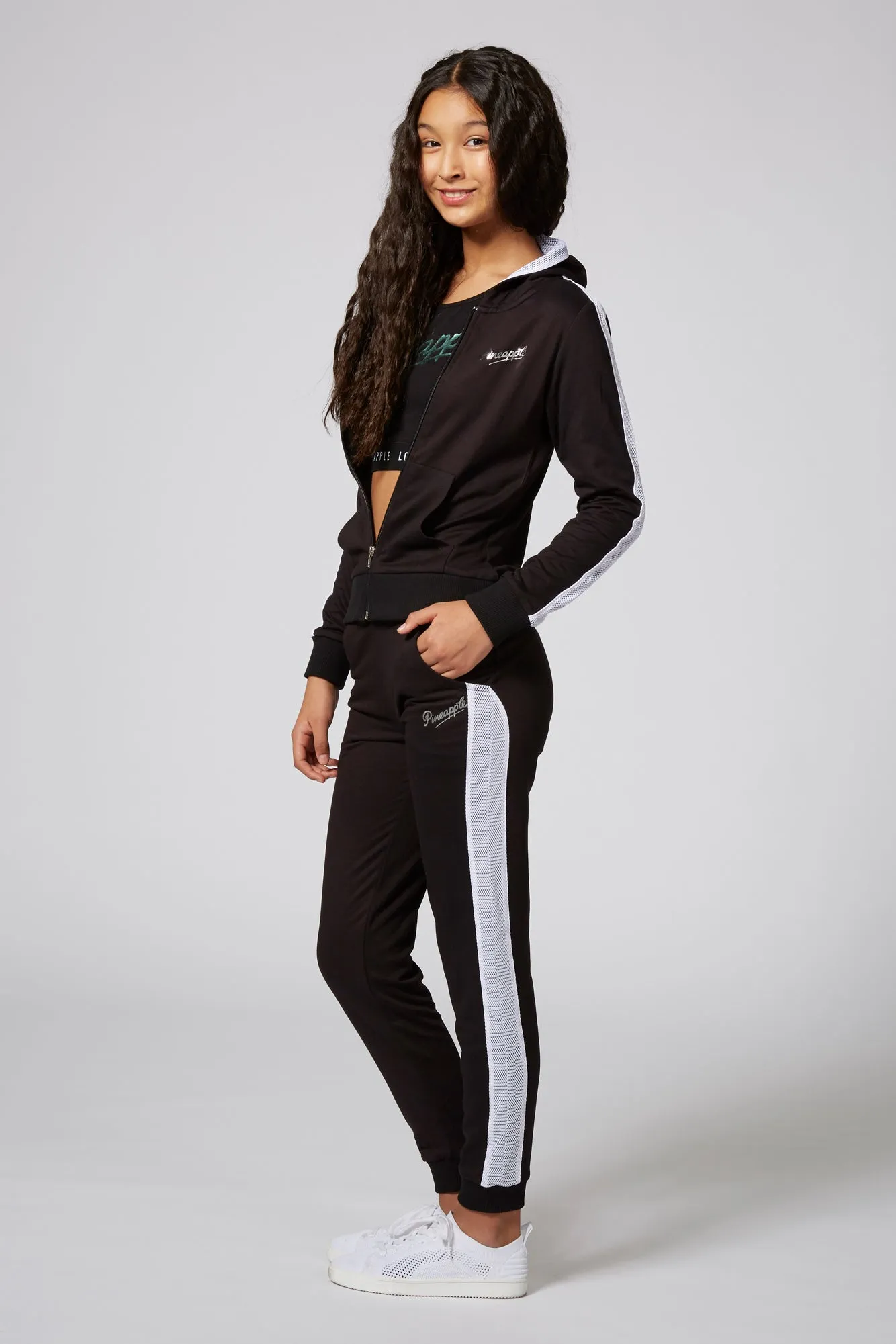 Mesh Stripe Track Pants
