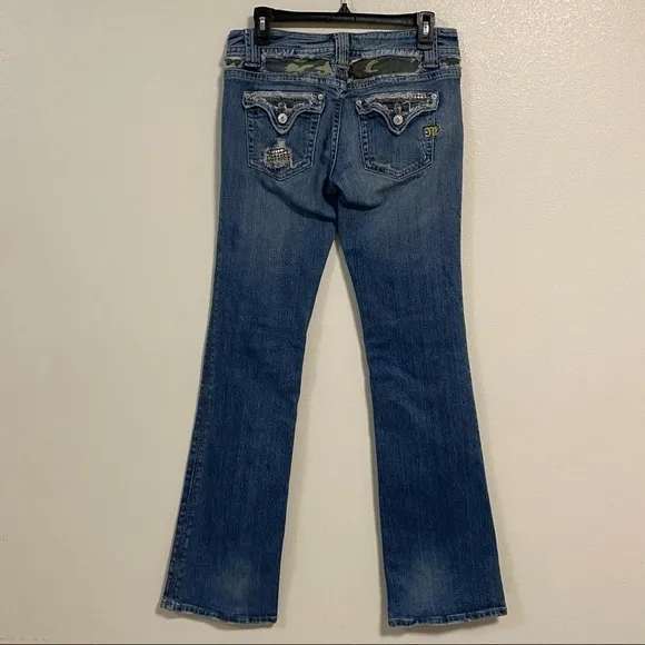 Miss Me Embellished Boot Cut Jeans Size 29