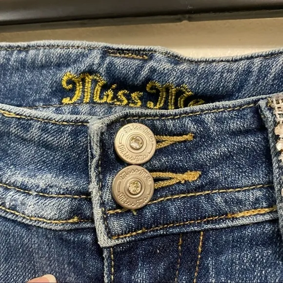 Miss Me Embellished Boot Cut Jeans Size 29