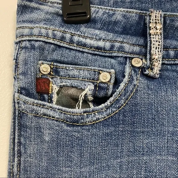 Miss Me Embellished Boot Cut Jeans Size 29