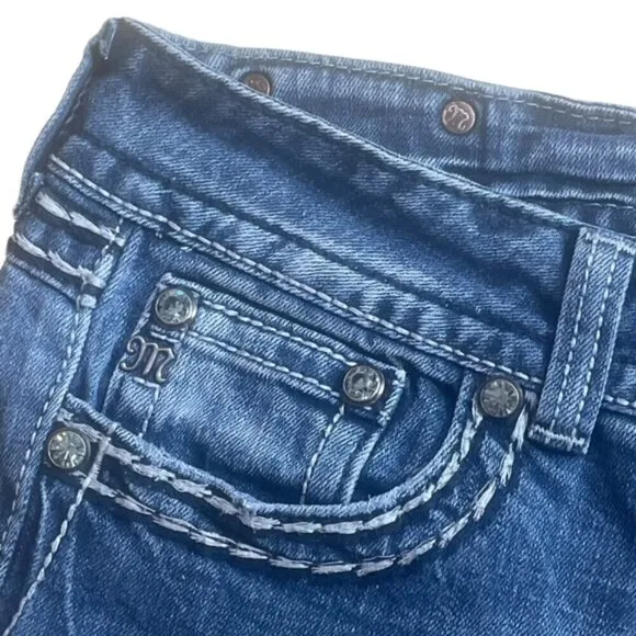 MISS ME Embellished Skinny Jeans - Size 30