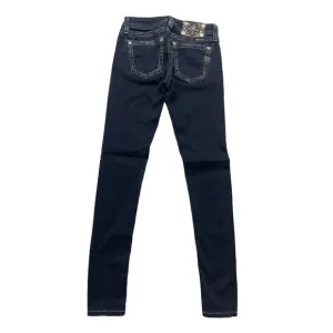 Miss Me Mid-Rise Skinny Women’s Rhinestone Embellished Jeans Size 24