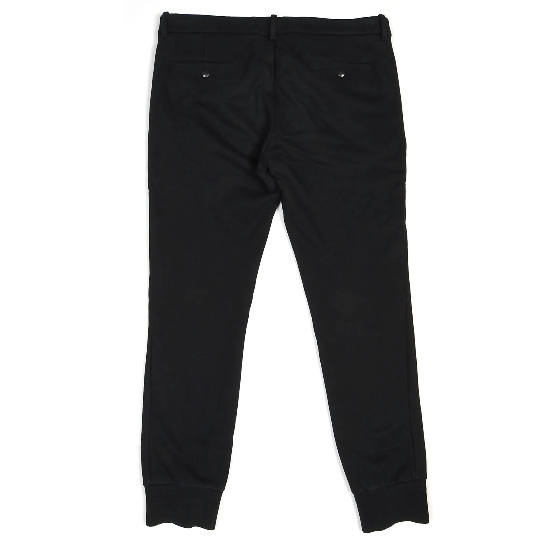 Moncler Black Cuffed Trousers Size XL