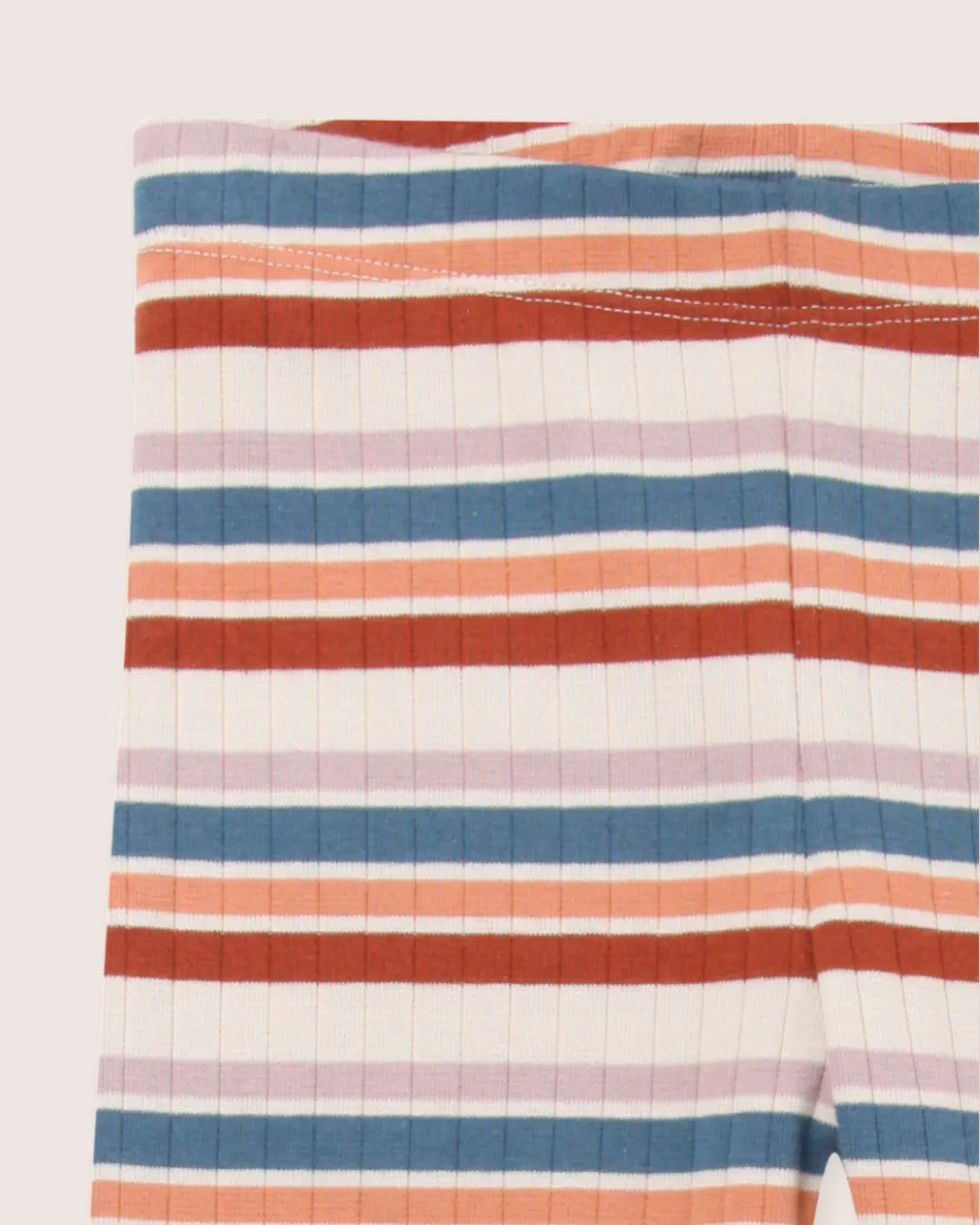 Multicolour Retro Stripe Print Leggings