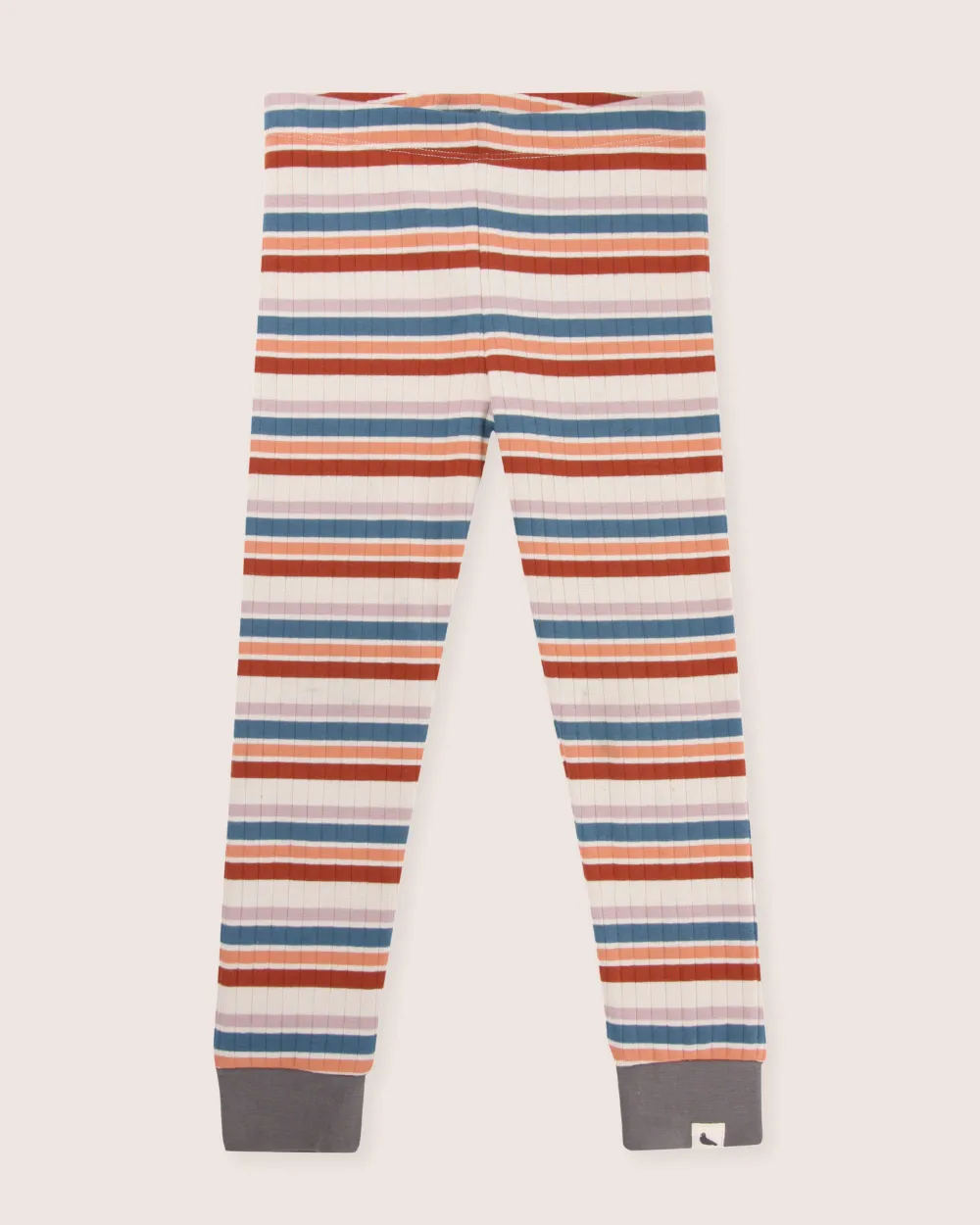 Multicolour Retro Stripe Print Leggings