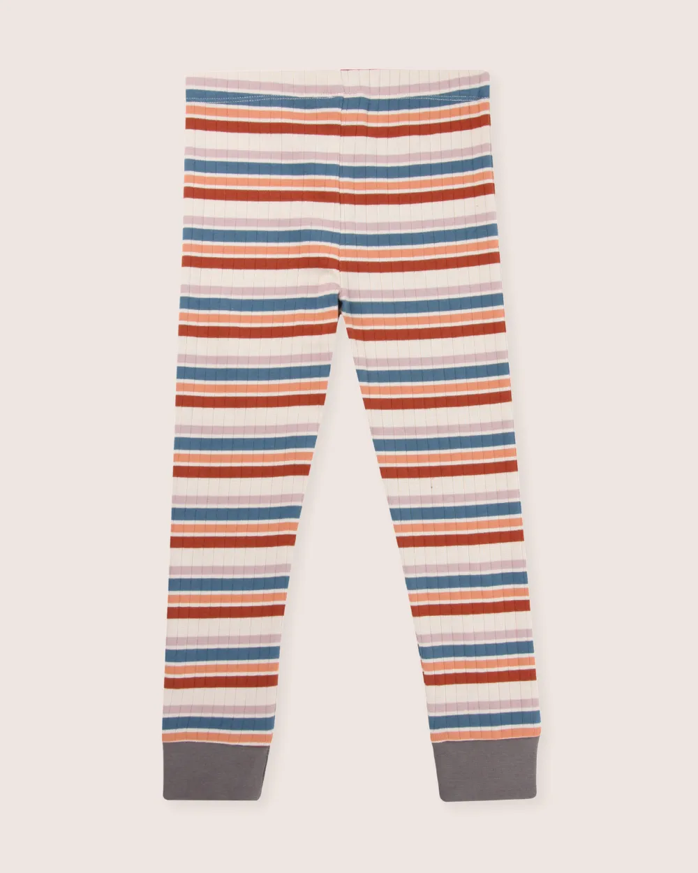 Multicolour Retro Stripe Print Leggings