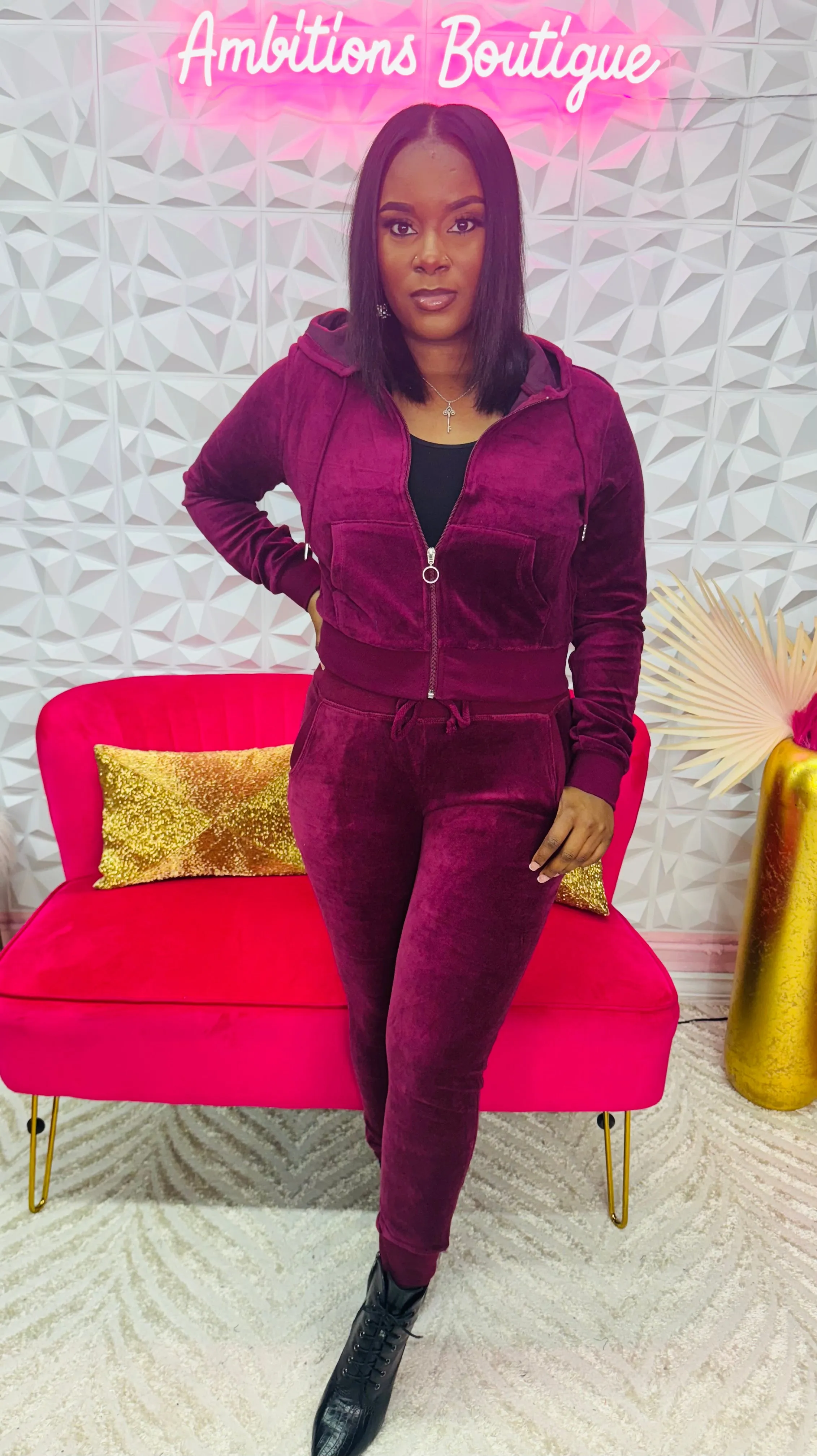 My velour set(two colors)