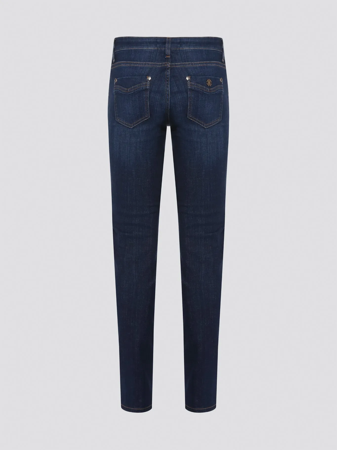 Navy Sequin Embellished Jeans
