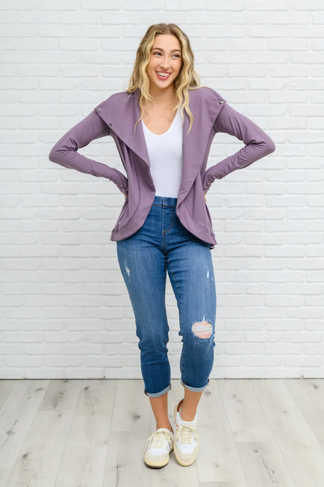Nikki Mid-Rise Destroyed Boyfriend Jeggings by Judy Blue