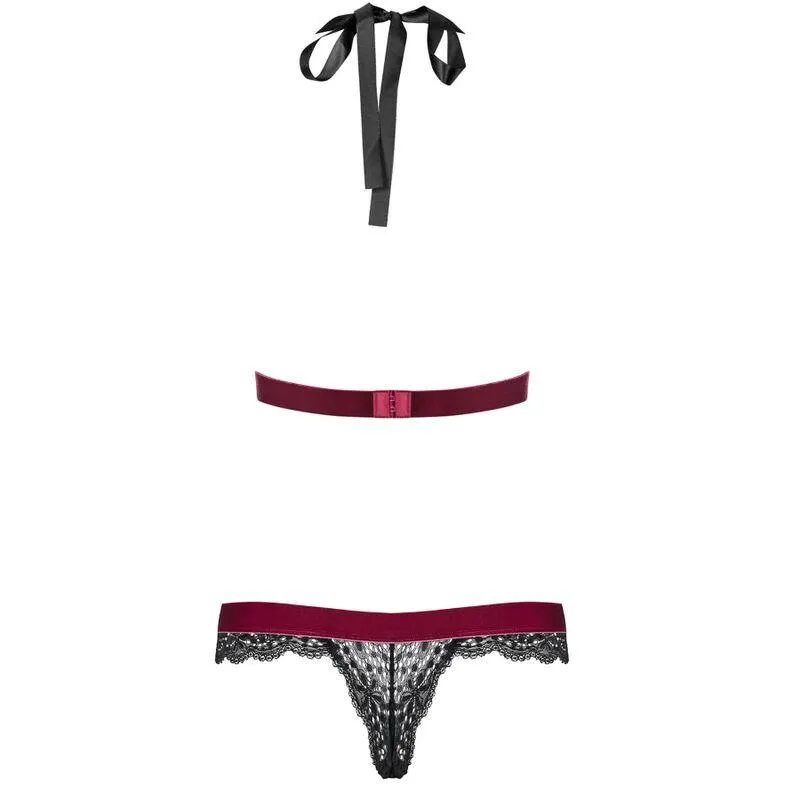 Obsessive - Rossita Teddy - Black with Red Strip