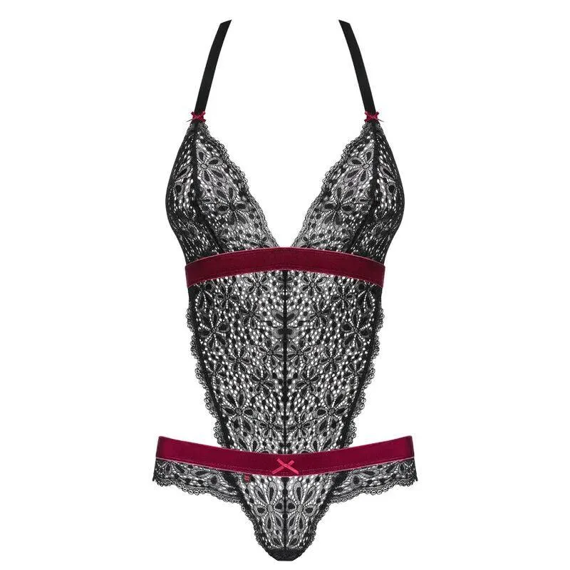 Obsessive - Rossita Teddy - Black with Red Strip