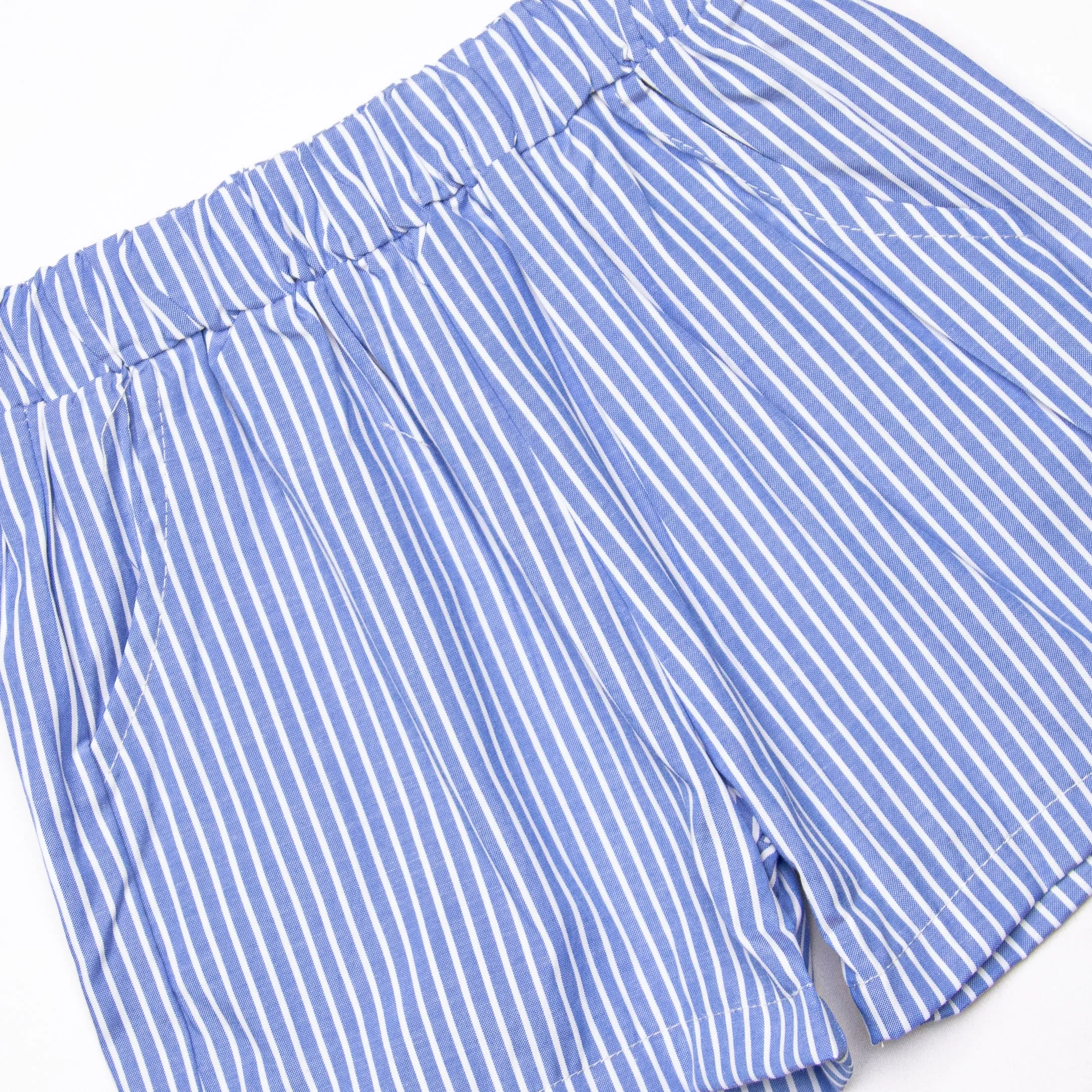Once in a Blue Moon Short Set, Blue